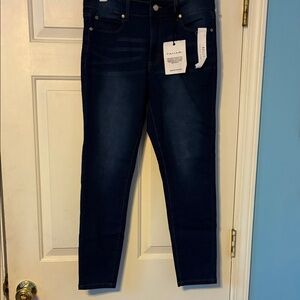 Tahari Women's Dark Blue Skinny Jeans